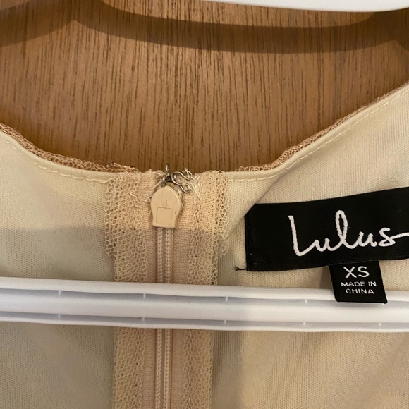 Lulu’s rose gold maxi dress XS - Picture 8 of 9
